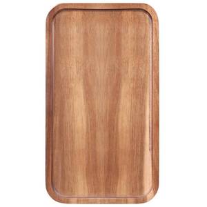 lot 4421 image: Medium Acacia Wood Serving Trays Long Charcuterie Boards Wood Snack Platter Rectangular Cookie Appetizer Plates Serving Cheese Board Rectangle Kitchen Dinner Platters for Food Dish Cake Dessert Tray