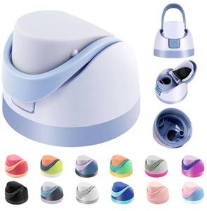 lot 4428 image: Replacement Lid for Owala Freesip, Compatible with Owala Cup 16oz 24oz 32oz 40oz,One Button Water Bottle Top Replacement Cap, Leakproof Lids Accessory��BPA-Free (Light Blue)