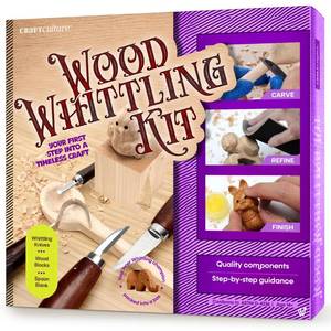 lot 4441 image: Wood Whittling Kit - Wood Carving Tools - Crafts for Adults - Easter Unique Gifts - Teen Boy Gifts - Birthday Gift Ideas for Women - Hobbies DIY Kits for Adults, Boys, Girls, Women, & Men