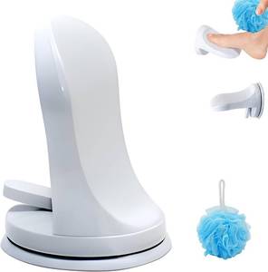 lot 4470 image: Shower Step - Shower Foot Rest for Shaving Legs, No-Hole Design, Strong Suction Cup, Non-Slip Bathroom Foot Pedal for Inside Shower Shaving Leg