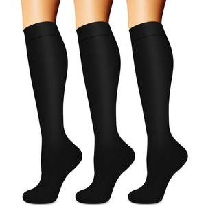lot 4494 image: Compression Socks for Women & Men (3 pairs) - Best Support for Nurses, Running, Hiking, Recovery & Flight Socks