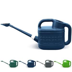 lot 5150 image: 2 Gallon Watering Can for Outdoor Plants, Plant Watering Can with Removable Long Spout and Stainless Steel Sprinkler Head, Large Water Can for Garden Flowers Vegetables