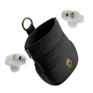 lot 6315 image: Skullcandy Push 720 Open Wireless Open Ear Bluetooth Earbuds, Headphones, Waterproof, Clip-On Lightweight Design, 30 Hours Battery, Wireless Charging Pouch, Microphone for iPhone Android - Bone