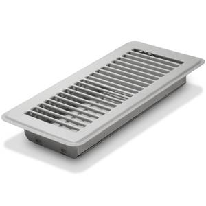 lot 6320 image: A4 x 10 Floor Register Heavy Duty Steel Floor Air Vent Cover with Adjustable Airflow for Home Floor 1 Pack