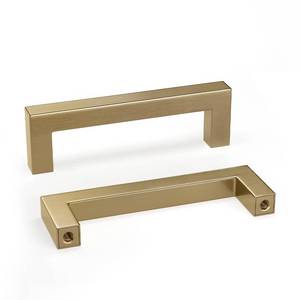 lot 6331 image: Goldenwarm 20 Pack 3 Inch Champagne Bronze Cabinet Pulls Gold Cabinet Handles Champagne Drawer Pulls Brushed Bronze Drawer Handles Square Kitchen Hardware for Cupboard Bedroom Dresser