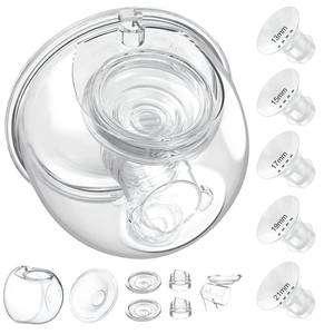 lot 6348 image: Wearable Breast Pump Milk Collector Cup Accessories,Compatible with 24mm TSRETEkmaiereulumapMomcozy S9S12 Wearable Breast Pump,Upgrade Duckbill Valve with Free Rotation,Extra 5pcs Flange Inserts