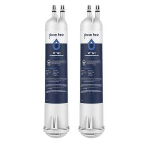 lot 6465 image: GLACIER FRESH EDR3RXD1 Refrigerator Water Filter, Compatible with 4396841, KAD3RXD1, WHR3RXD1, 4396841, 4396710, Filter 3, 46-9083,46-9030, 9030, 9083 Refrigerator Water Filter, 2 Pack