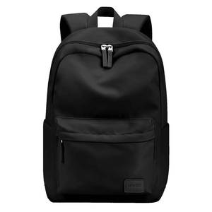 lot 6493 image: HOMIEE Lightweight Casual Laptop Backpack Fits 15.6 Inch Computer, Water-Resistant Small Daypack Unisex Bookbag for College Work Travel, Black