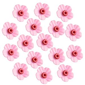 lot 8357 image: Patelai 16 Pieces Hummingbird Feeders Replacement Flowers, Feeding Ports Pet Bird Feeder Replacement Parts Bee Guards for Outdoors Hanging Hummingbird Feeder, Fit in 7 mm 0.28 Holes(Pink)