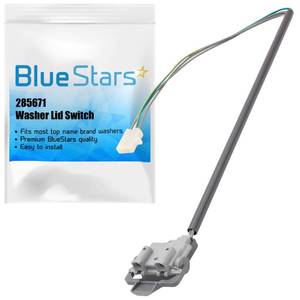 lot 8367 image: BlueStars Ultra Durable 285671 Washer Lid Switch - Compatible with Whirlpool & Kenmore Washers - Replaces 285671VP 3352629 3352630 3352634 AP3094500 3355808 EA334600 AH334600