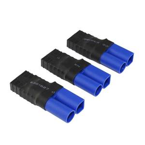 lot 8370 image: OliYin 3pcs Compatible with TR Female to EC5 Male Adapter Brushless for SCT LiPo Slash(Pack of 3)