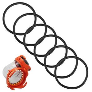 lot 8373 image: 6Pcs RV Sewer Hose Gaskets 39834 for Camco, RhinoFLEX, Revolution, Easy-Slip Sewer Hose  Ensures RV Sewer Cover is Sealed and Odor Free  Rubber Seal Fittings for Bayonet and 4-in-1 Replacement