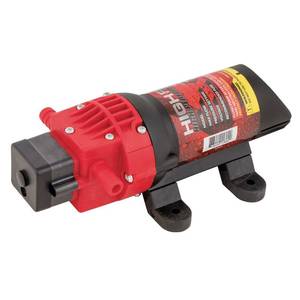 lot 11837 image: Fimco High-Flo 5151086 High-Performance 12V Diaphragm Sprayer Pump, 1.2GPM, 60PSI, 5Amp, Round-Up Ready