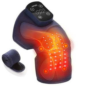lot 11843 image: Miula Red Light Therapy & Vibration Massage Knee Brace Wireless Rechargeable, with 660nm&850nm Light & Heating Function �� Relief for Knee, Joint, Elbow & Shoulder Pain, Promotes Faster Recovery