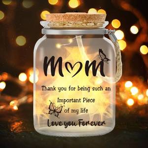 lot 11844 image: Brmeday Gifts for Mom Birthday from Daughter Son, Decorative Glass Bottles Night Lights for Mom Birthday, Christmas Mother��s Day Birthday Gift Ideas, Thanksgiving Gifts for Mother