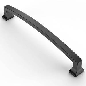 lot 11853 image: Asidrama 10 Pack 6.3 Inch(160mm) Hole Centers Kitchen Cabinet Handles, Matte Black Cabinet Pulls Kitchen Cabinet Hardware for Cupboard Drawer Pulls (Only 8)