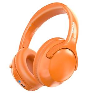 lot 12200 image: MIDOLA Bluetooth Headphones Over Ear 68H Playtime 6 EQ Wireless Headset with Microphone HiFi Stereo Foldable Lightweight Deep Bass for Travel Home Office Cellphone Orange