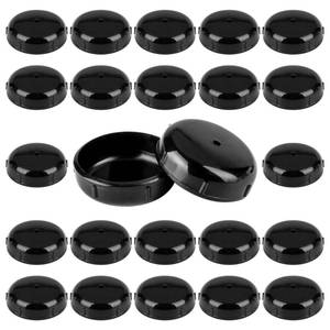 lot 14048 image: PETOX 24-Pack Wrought Iron Patio Furniture Feet Caps 1-12 Inch Plastic Outdoor Patio Chair Leg Caps Floor Protecting Replacement Feet Glides for Metal Tables and Chairs, Black