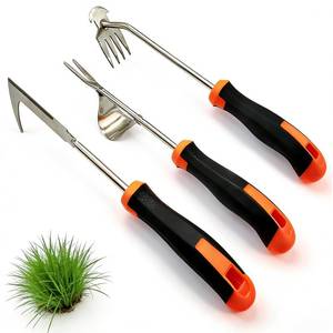 lot 14064 image: Suphan 2026 Weed Puller Tool, 3-Piece Garden Weeder Tool Set, Weed Remover Tool, 4-Tine Uprooting Puller & Crevice Weeder, Portable Weeding Artifact for Backyard, Vegetable Garden & Farm