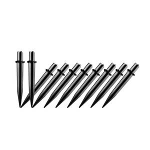 lot 14079 image: Galavasen 10 Pack Solar Light Stakes Replacement (Fit for Inner Diameter 0.49 inch), Plastic Reinforced Ground Spikes for Solar Wheat Ear Flower Light Outdoor Landscape Path Christmas Yard Garden Deco