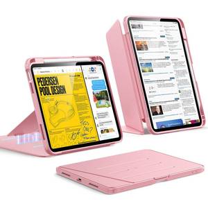 lot 14088 image: ESR for iPad A16 Case, iPad 11th10th Generation Case (20252022) 11 Inch10.9 Inch, Vertical Stand Cover with Pencil Holder, Ultra-Stable Magnetic Cover, Multi Stand Angles, Flip Series, Pink
