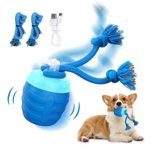 lot 14112 image: Huimpet Interactive Dog Toys, 2026 Newly Upgraded Interactive Dog Ball for MediumLarge Dogs, Automatic Moving Dogs Toy Wicked Ball for Boredom & Training, Play Music, USB Rechargeable(Blue)