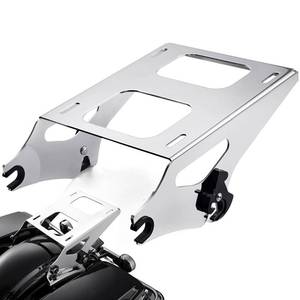 lot 19174 image: PBYMT Tour Pack Mount Thicker Tour Pack Bracket Detachable Two-up Luggage Rack Fits for Harley Davidson Touring Street Glide Road King Electra Glide 2014-2025,Chrome