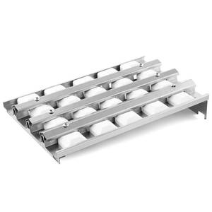 lot 19175 image: 80707 Briquette Tray Grill Replacement Parts for Lynx Sedona 24 36 42 Built In Grills L400 L600 L600ADA L700 Stainless Steel Heat Plate with Ceramic Briquettes Assembly Grill Accessories