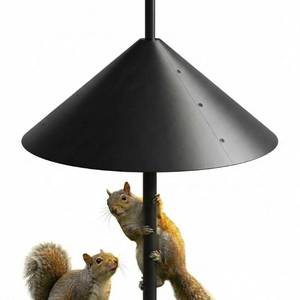 lot 20006 image: KraAra Squirrel Baffle for Bird Feeder Pole,Squirrel Proof for Birding, 17inch Pole Mount Guard for Bird Feeders Against Raccoon,1 Pack