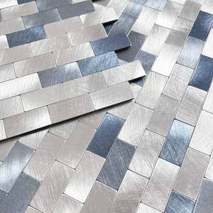 lot 20007 image: BeNice Peel and Stick Backsplash Kitchen Backsplash Tiles Peel and Stick Metal, Bathroom Wall Tiles Stickers Blue(10sheets)