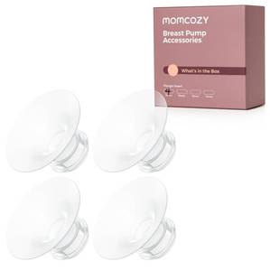 lot 20055 image: Momcozy M5 M6 M9 Original Replacement Accessories, Food-Grade Silicone & BPA Free, Original Breastfeeding Parts, Inserts 15mm, 4 Pack