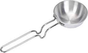 lot 4372 image: Sahishnu Online & Marketing Aluminium Tadka Pan, Vagaria, Mini Fry Pan, Daal Tadka, Vagaria with Steel Handle