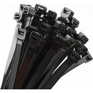 lot 6345 image: A two pack of 100 4 inch and 100 12 inch zip ties each