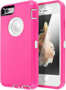 lot 12225 image: Pink iPhone Protective Case with Screen Protector