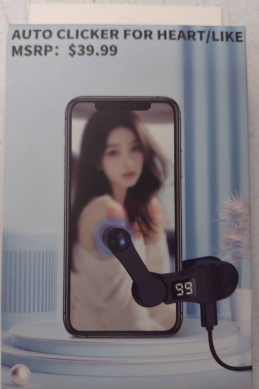 lot 502 image: Automatic Social Media HeartLike Clicker Device