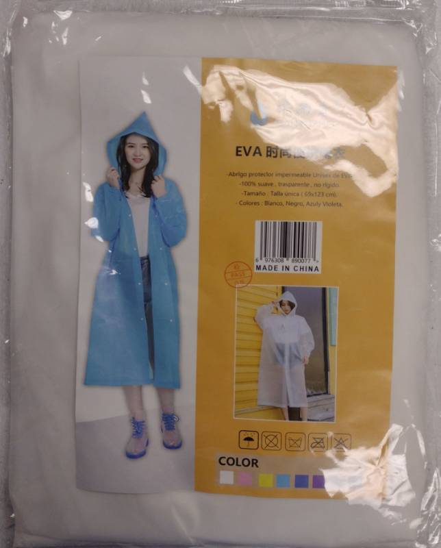 lot 503 image: EVA Waterproof Rain Poncho