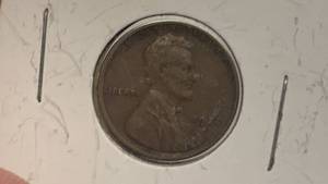 lot 16 image: 1924-S Lincoln Wheat Penny Coin RC50
