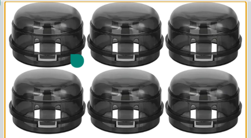 lot 4784 image: 6 Pack Gas Stove Knob Covers Baby Proof Stove Knob Locks with Universal Size, Stove Child Proof Knobs with Adhesive, Stove Safety Guard for Kids Toddler Pet (Transparent)