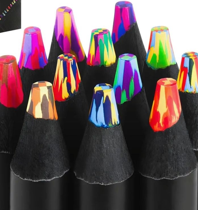 lot 4835 image: Rainbow Pencils 12 Premium Jumbo Pencils Set