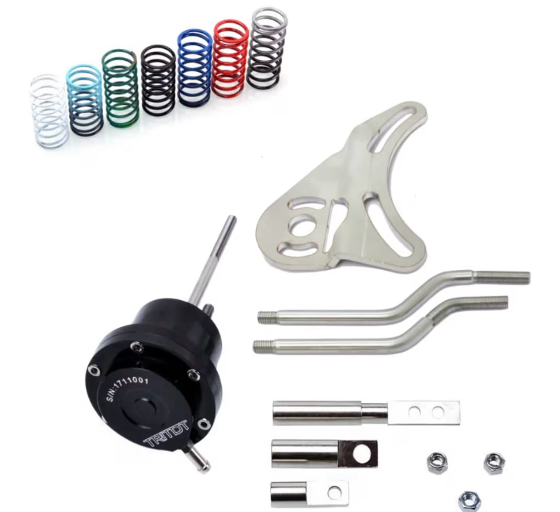 lot 5454 image: TRITDT Turbo Adjustable Billet Wastegate Actuator compatible with Maz 36 CX7 K0422 (Total 7 springs set)