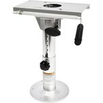 Aluminum Boat Seat Pedestal, Adjustable Height from 13" to 19", Bases Boat Pedestal Seat with Seat Slide Seat Mount, for Marine Boat Seats Captain Chair Fishing Seats - Retail: $150