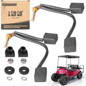 lot 5295 image: 10L0L ADC Motor Brush Kit for Club Car & EZGO TXT 1997-2009 Electric Golf Cart, OEM# 73120-G25 73120G25 1021862-01 102186201