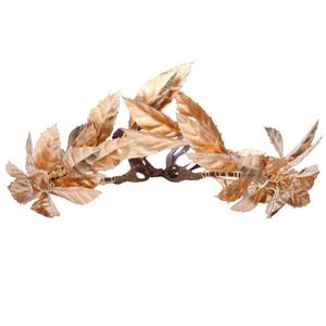 lot 5298 image: MOSTORY Gold Leaf Crown Headpiece - Greek Headband for Mens Golden Laurel Crown Circlet for LARP Roman Renaissance Fair Medieval Toga Costume Renfaire