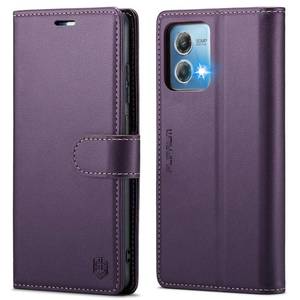 lot 5313 image: FLIPALM Wallet Case for Moto G Stylus 5G 2023, RFID Blocking Credit Card Holder, PU Leather Folio Flip Kickstand Protective Shockproof Cover for Motorola Moto G Stylus 5G 2023 (Purple)