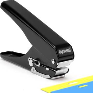 lot 5330 image: MyLifeUNIT Badge Hole Punch, Slot Puncher for Id Card, PVC Slot and Paper, Heavy-Duty Hole Punch for Pro Use