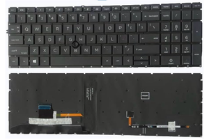 lot 5695 image: SUNMALL Replacement Keyboard Compatible with HP Elitebook 755 G7 850 G7 855 G7 850 G8855 G8.Zbook Firefly 15 G7 Zbook Firefly 15 G8 with Backlit and Pointer