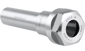 lot 5706 image: Accusize Industrial Tools ER20 Collet Chuck Extension Rod, 34 Straight Shank, 2.50 Shank Length, 3.93 OAL, 0.04 0.511 Capacity, 0223-0210