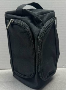 lot 5721 image: Black Hanging Travel Toiletry Bag Organizer (9x6x6)