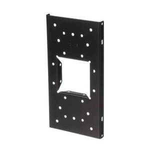 lot 5753 image: Gibraltar Mailboxes Black Steel Mailbox Mounting Board .060 Ga. 12.875 in. L