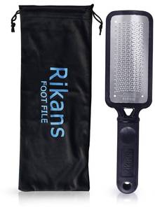 lot 5821 image: Rikans Colossal Foot File, Professional Foot Rasp Callus Remover, Foot Care Pedicure Tool to Remove Hard Skin,Can Be Used on Wet or Dry Skin, High Grade Stainless Steel File